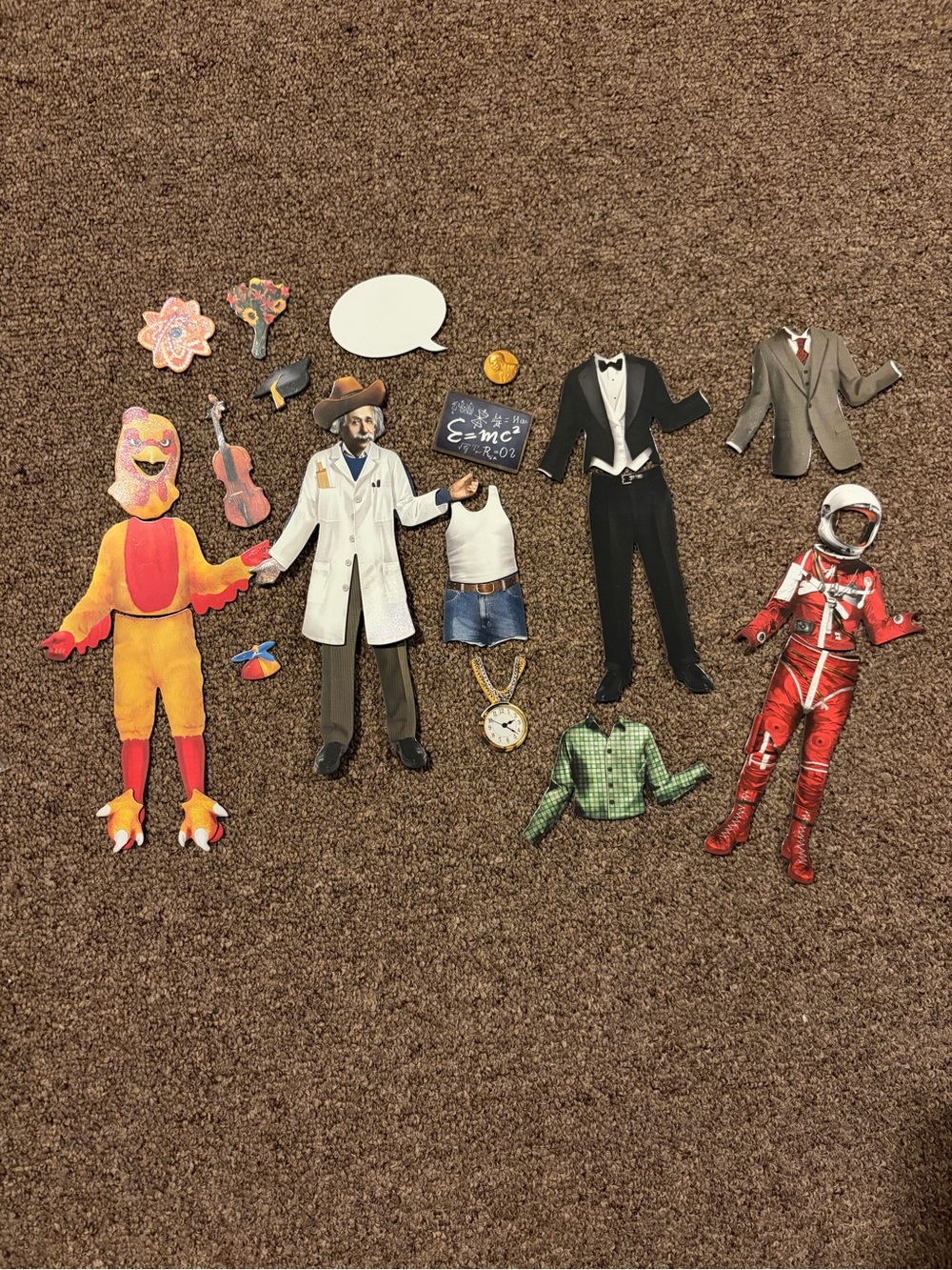 Magnetic Einstein Dress Up Doll